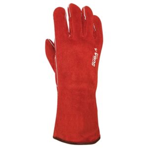 GUANTE JUBA ROJO SOLDADOR FORRADO 408 WELDY